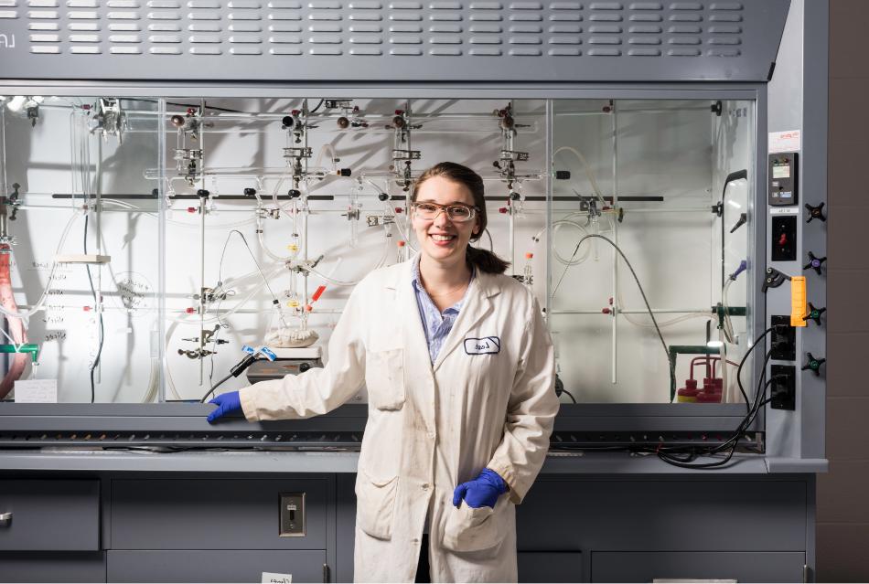 Student laboratory at Rochester, a tier one research university